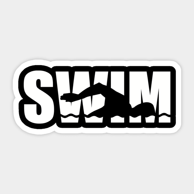 Swim Sticker by Designzz